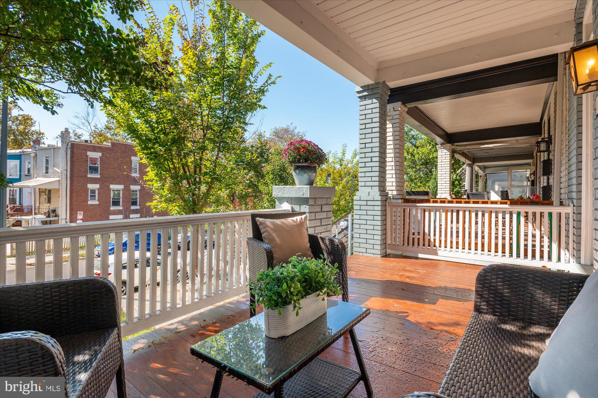 1309 Spring Road Northwest Washington, DC 20010 - Photo 2 of 22 a view of a deck with a chair