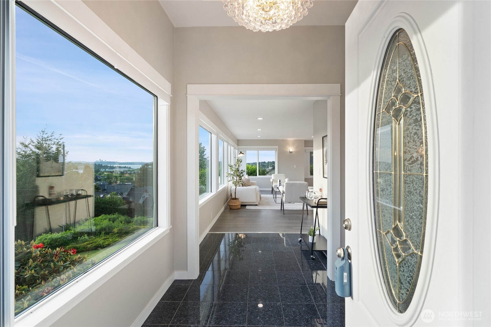 420 Renton Avenue South Renton, WA 98057 - Photo 8 of 40 a living room with furniture and a floor to ceiling window