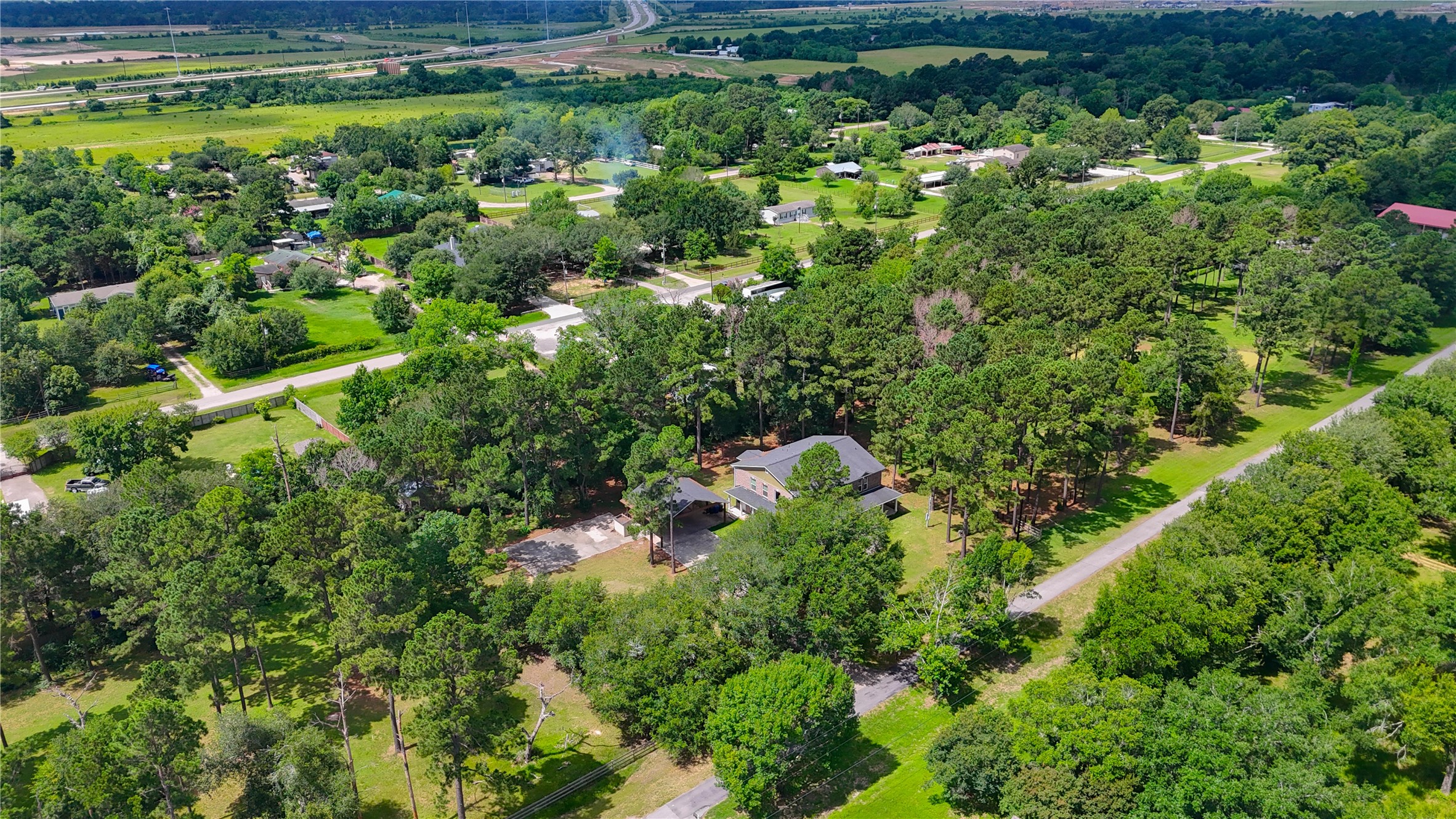 20531 Faye Tomball, TX 77377 - Photo 31 of 43 a view of a garden with a house