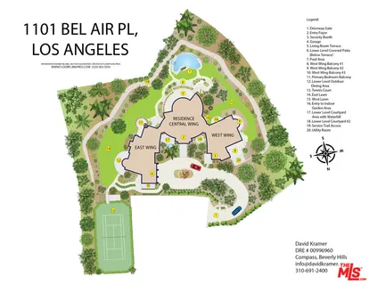 $55,000,000 | 1101 Bel Air Place, Los Angeles, CA 90077