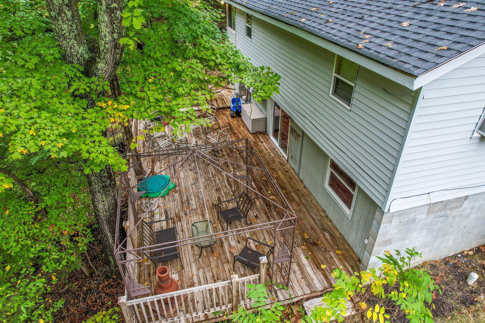 9126 Walnut Dowler Road Logan, OH 43138 - Photo 42 of 46 Aerial View of Deck