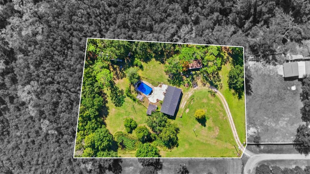 5022 Carol Drive Wesley Chapel, FL 33543 - Photo 24 of 25 an outdoor view with garden