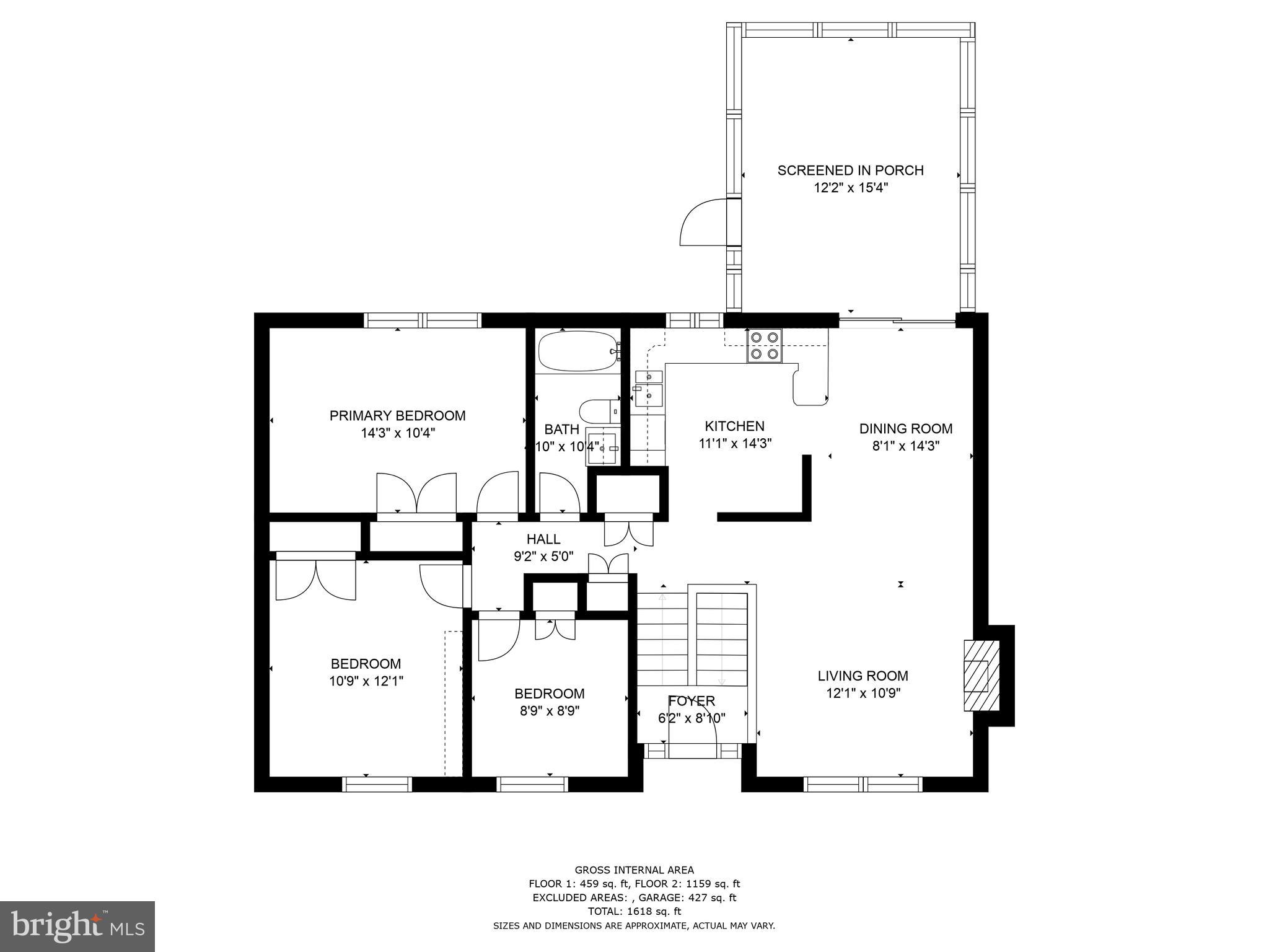 112 North Harrison Road Sterling, VA 20164 - Photo 25 of 26 Upper level floorplan
