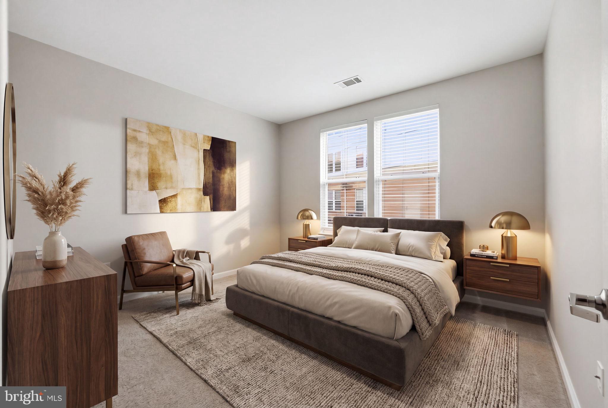 12001 Market Street, Unit 140 Reston, VA 20190 - Photo 16 of 48 Serene bedroom with natural light.