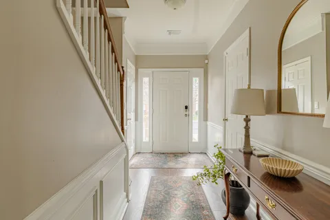 a room with furniture and a window