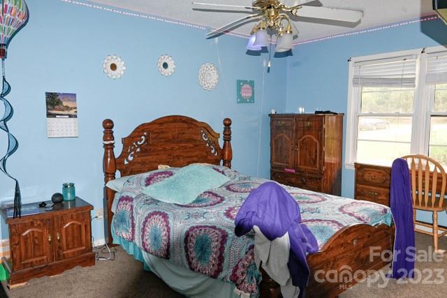 336 Mt Tabor Church Road Union, SC 29379 - Photo 27 of 37 a bedroom with a bed and a chandelier