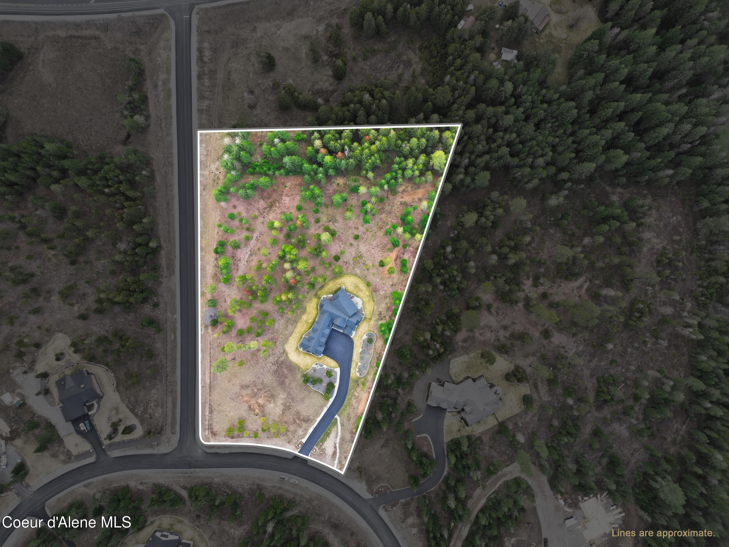 2117 East Amulet Circle Rathdrum, ID 83858 - Photo 82 of 89 Estimated Lot Lines