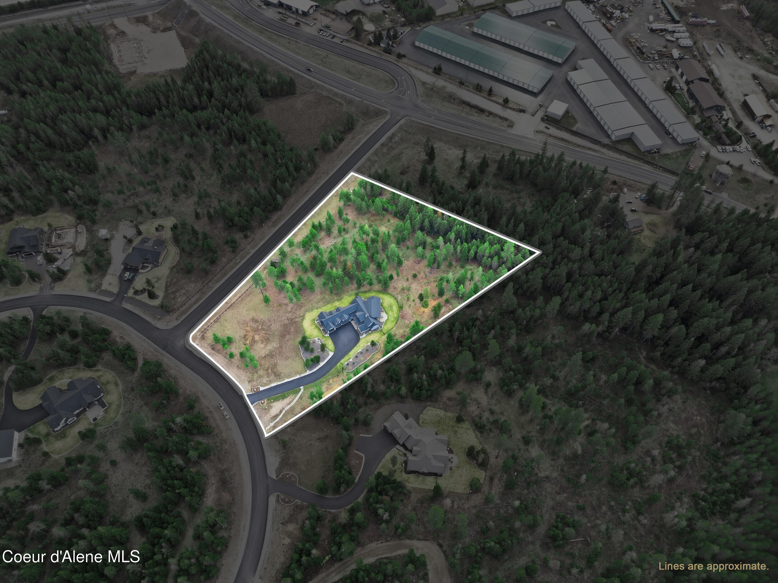 2117 East Amulet Circle Rathdrum, ID 83858 - Photo 84 of 89 Estimated Lot Lines