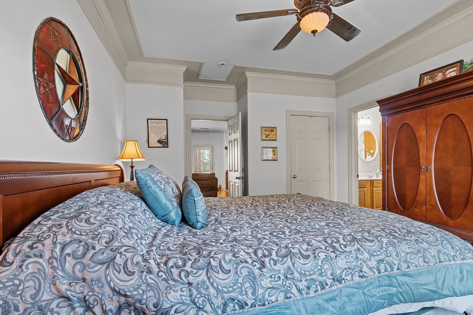 341 Murrell Road Dickson, TN 37055 - Photo 12 of 14 a bedroom with a bed and a dresser