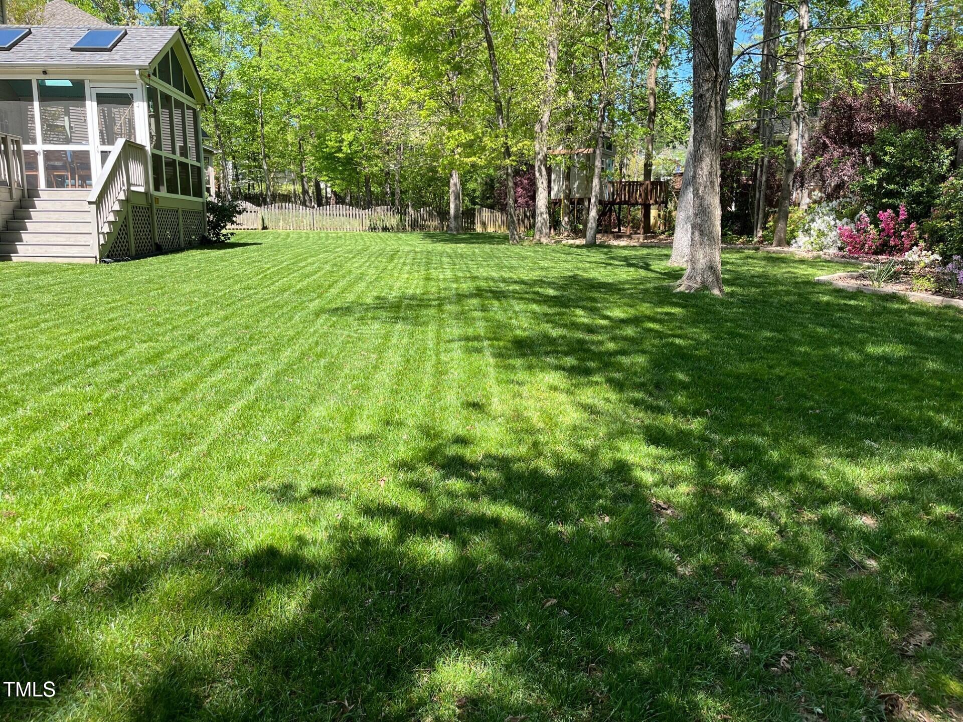 8300 Clarks Branch Drive Raleigh, NC 27613 - Photo 36 of 43 Backyard