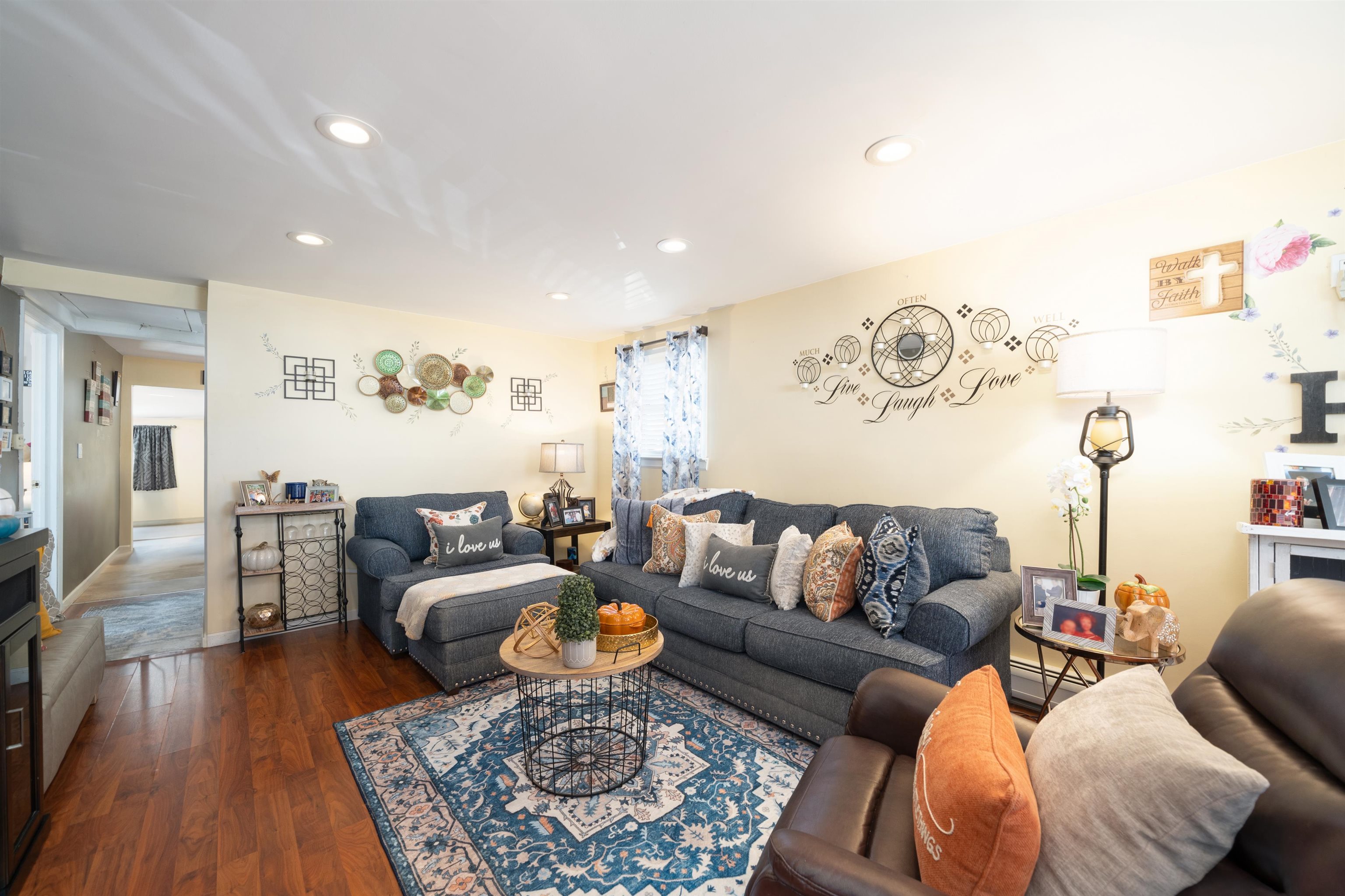 33 South Road Wayne, NJ 07470 - Photo 2 of 22 a living room with furniture and wooden floor