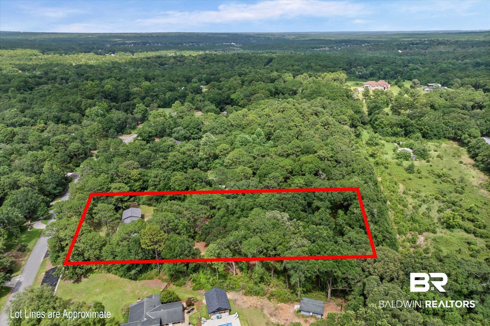 8301 Fordham Road Mobile, AL 36619 - Photo 43 of 57 Expansive wooded parcel featuring mature trees, a private setting, and a single-story dwelling