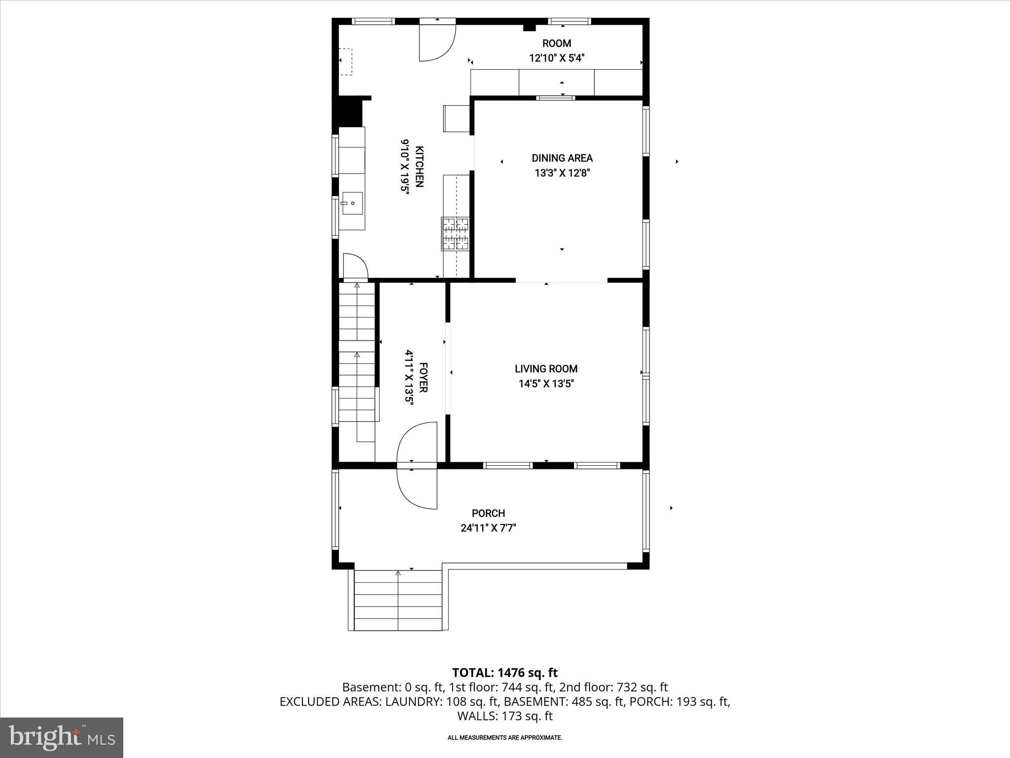 23 Ridge Road Baltimore, MD 21228 - Photo 46 of 49 Main Level Floor Plan