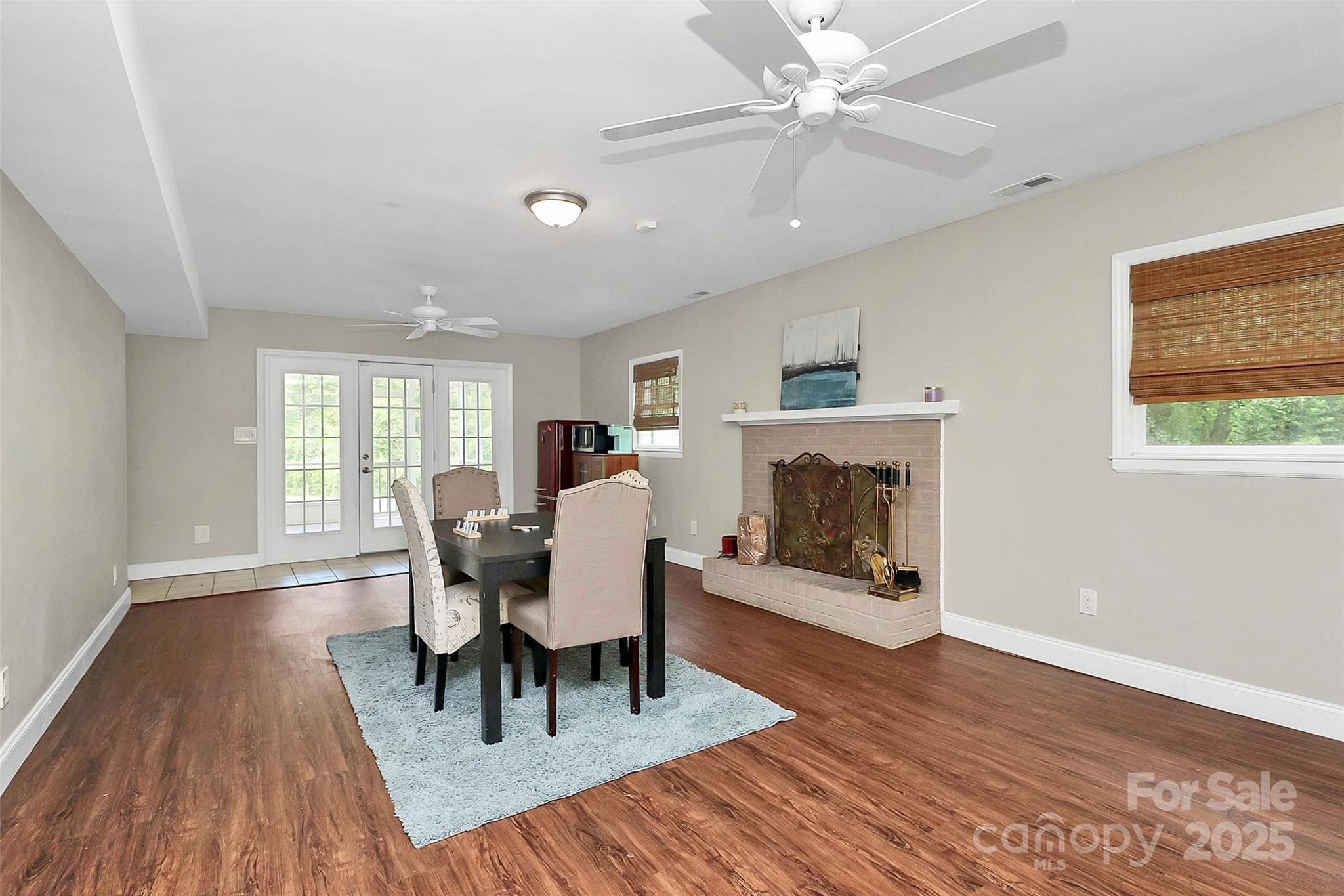 6500 Old Providence Road Charlotte, NC 28226 - Photo 25 of 40 a living room with furniture and a fireplace
