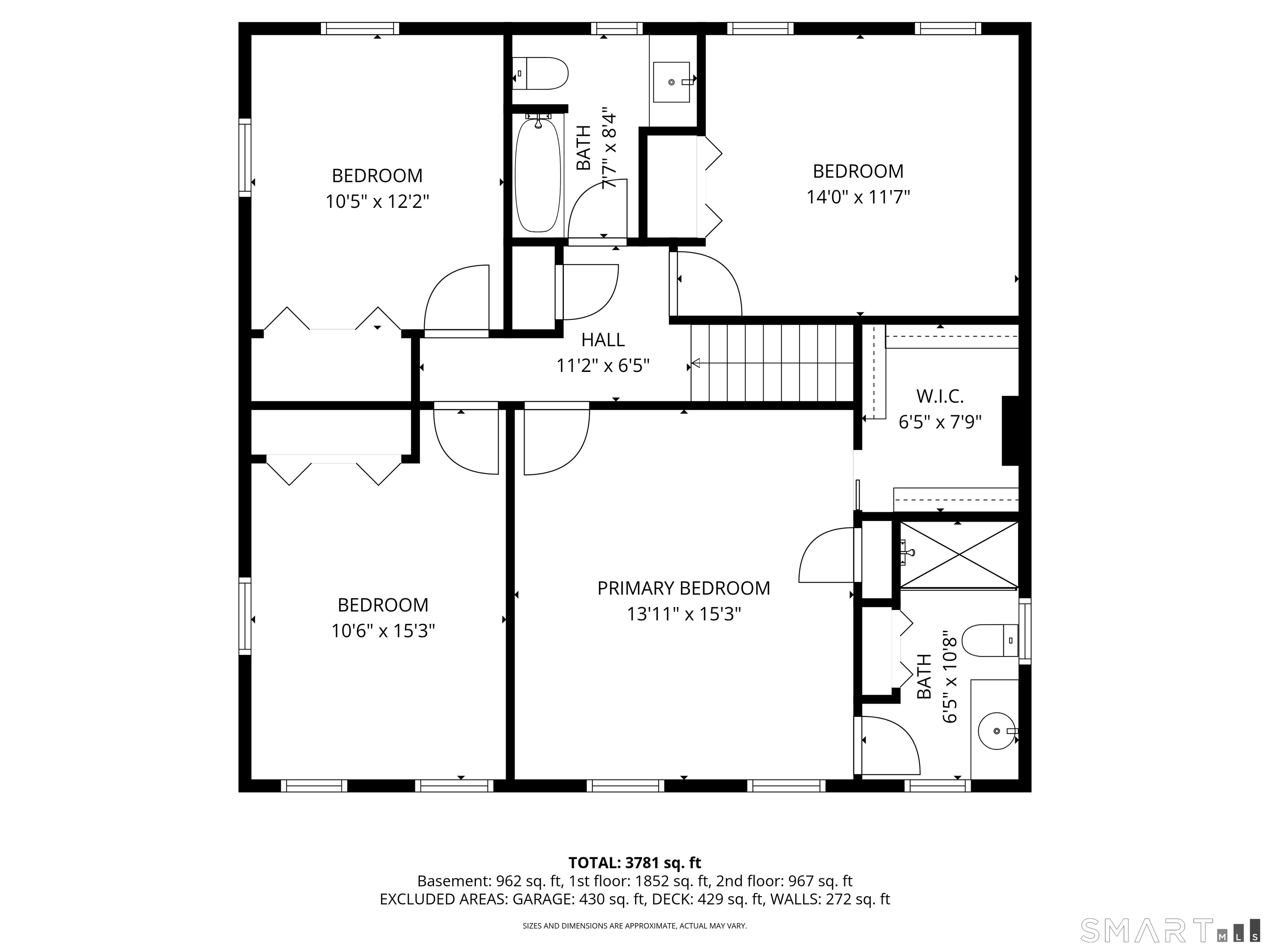 40 Echo Valley Road Newtown, CT 06470 - Photo 38 of 39 2nd Floor Floorplan