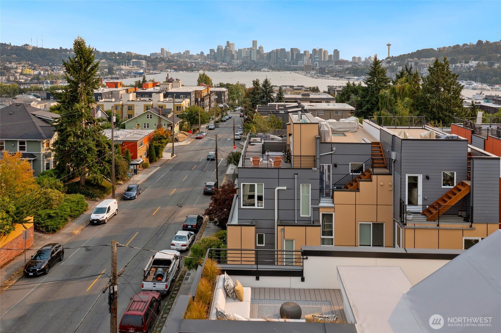 3531 Wallingford Avenue North Seattle, WA 98103 - Photo 32 of 33 an aerial view of a city