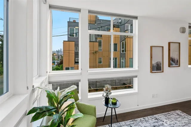 a living room filled with furniture