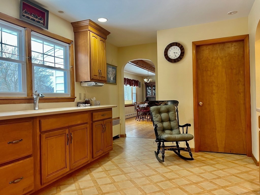 128 Depot Road Hatfield, MA 01038 - Photo 9 of 23 a view of a kitchen with chair and windows