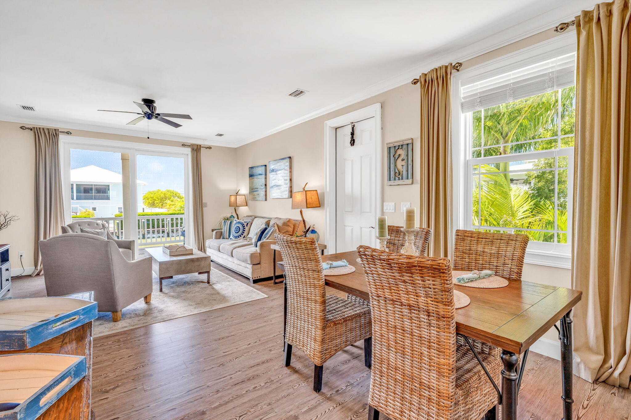 231 Sombrero Beach Road, Unit 1 Marathon, FL 33050 - Photo 3 of 52 a living room with furniture and a window