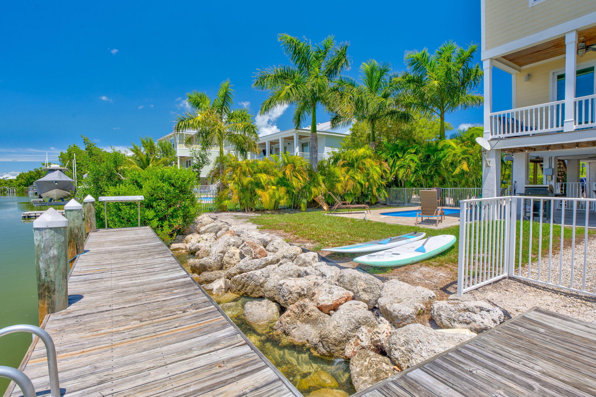 231 Sombrero Beach Road, Unit 1 Marathon, FL 33050 - Photo 34 of 52 a view of a backyard