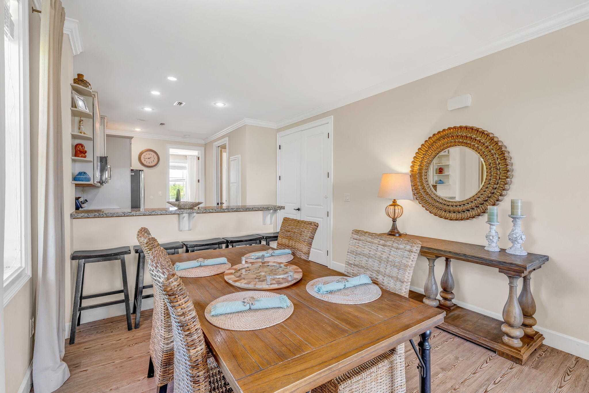 231 Sombrero Beach Road, Unit 1 Marathon, FL 33050 - Photo 6 of 52 a view of a dining room with furniture and a table