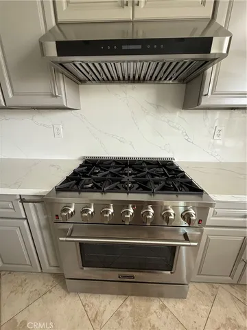 a close view of stove top oven