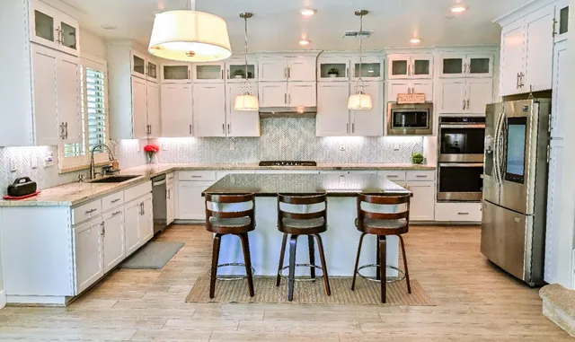 a view of hallway with stairs