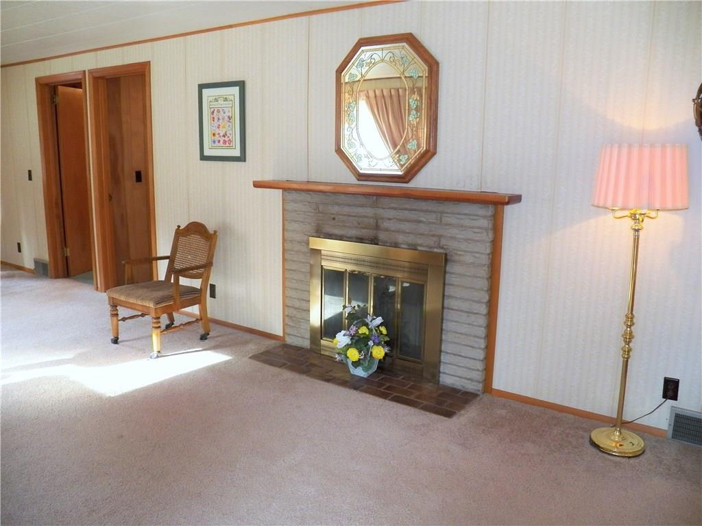 360 Flaugherty Run Road Coraopolis, PA 15108 - Photo 11 of 25 Log burning fireplace