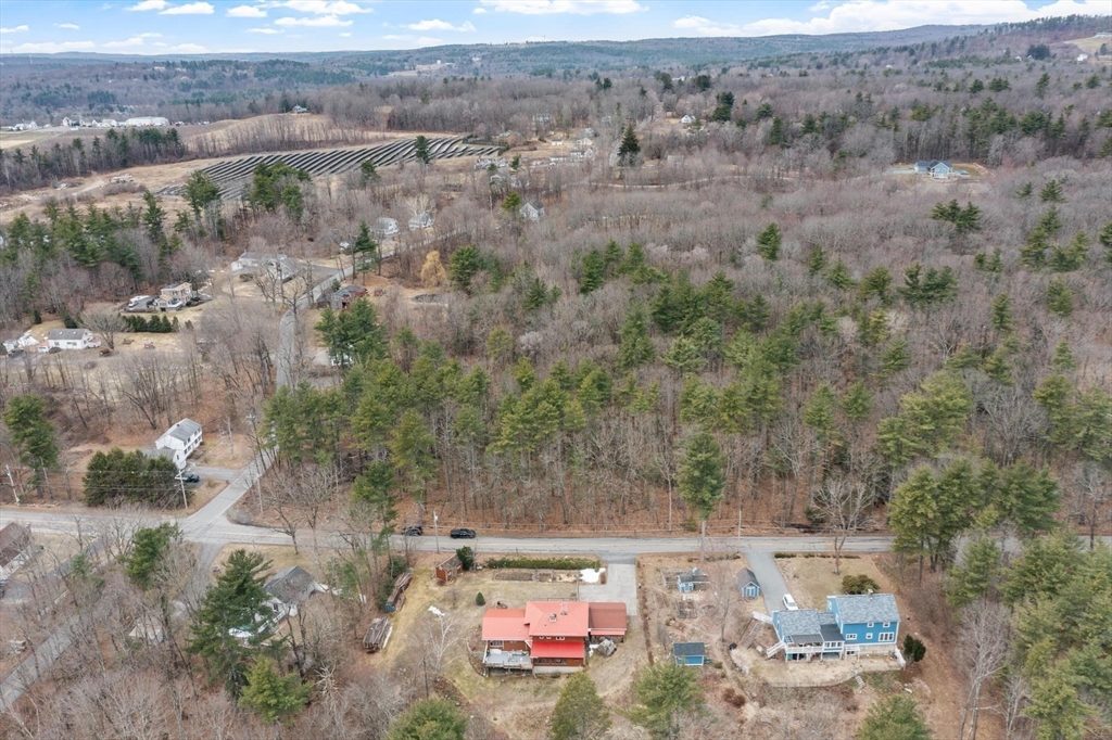 201 New West Townsend Road Lunenburg, MA 01462 - Photo 10 of 11 an aerial view of a houses with a yard