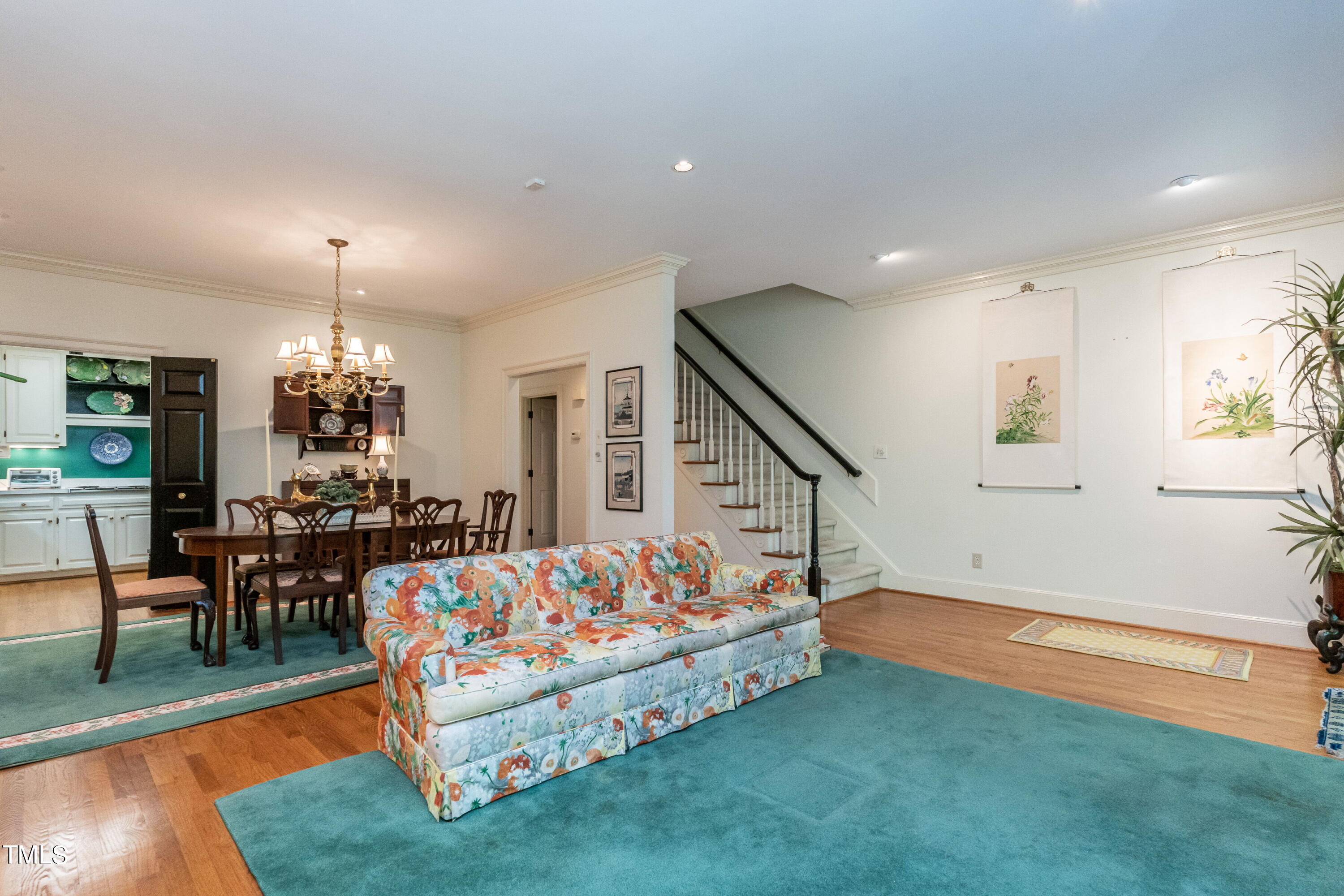 3341 Ridgecrest Court Raleigh, NC 27607 - Photo 8 of 26 7 living room to dining rm