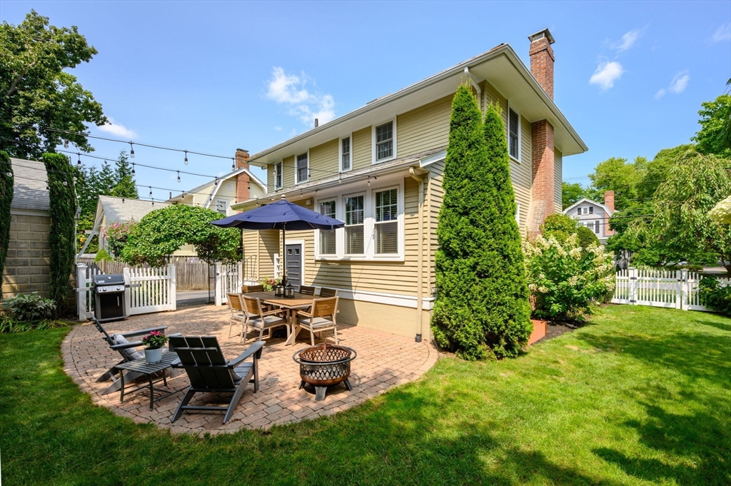 45 Rowe Street Milton, MA 02186 - Photo 28 of 34 a front view of a house with garden