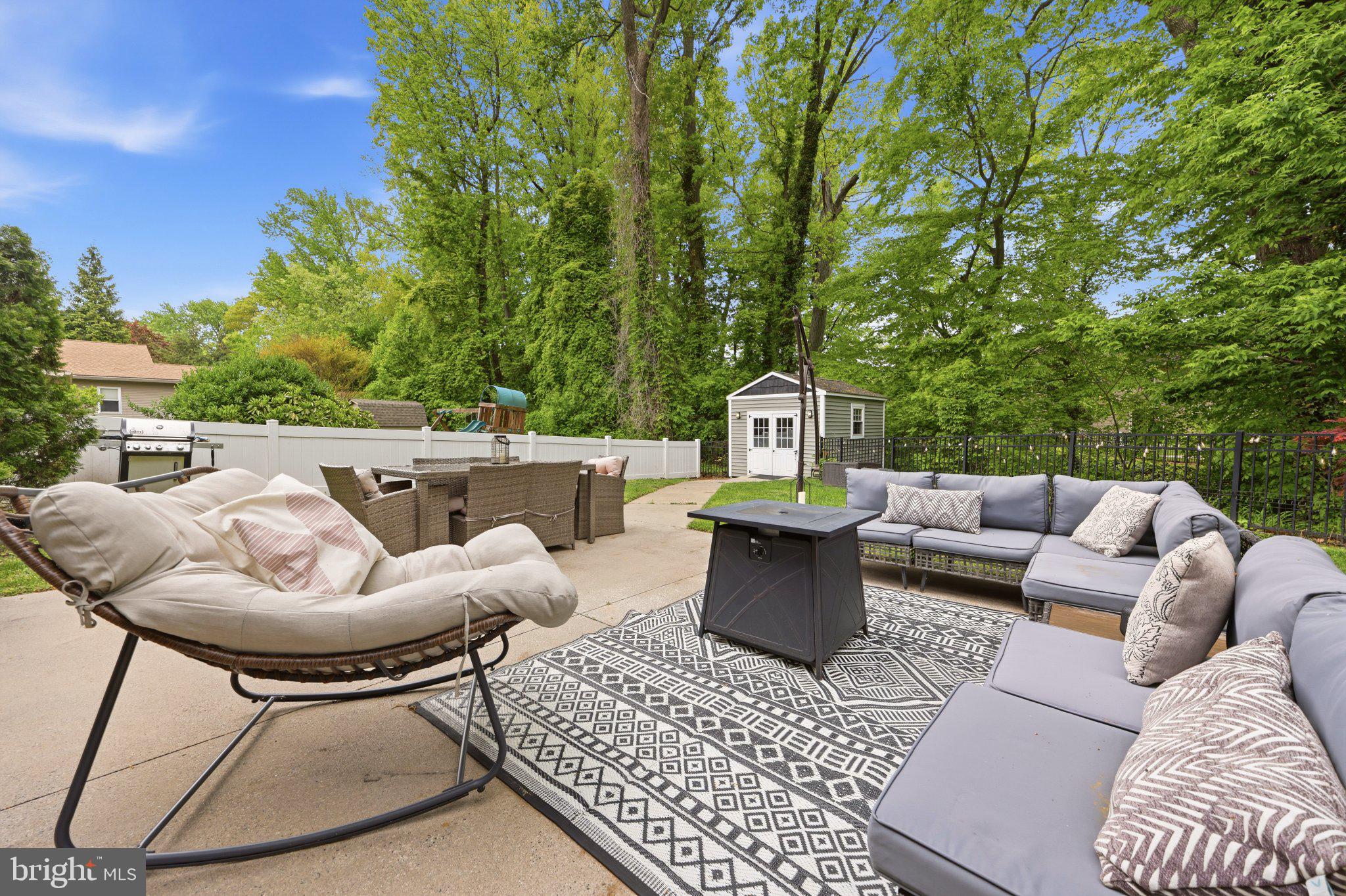 840 Cedar Avenue Haddonfield, NJ 08033 - Photo 37 of 49 Serene outdoor retreat for relaxation.