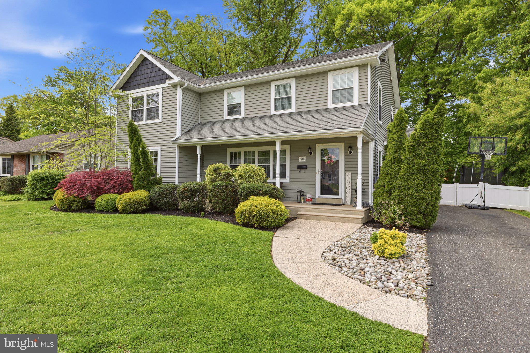 840 Cedar Avenue Haddonfield, NJ 08033 - Photo 4 of 49 Charming home with lush landscaping.