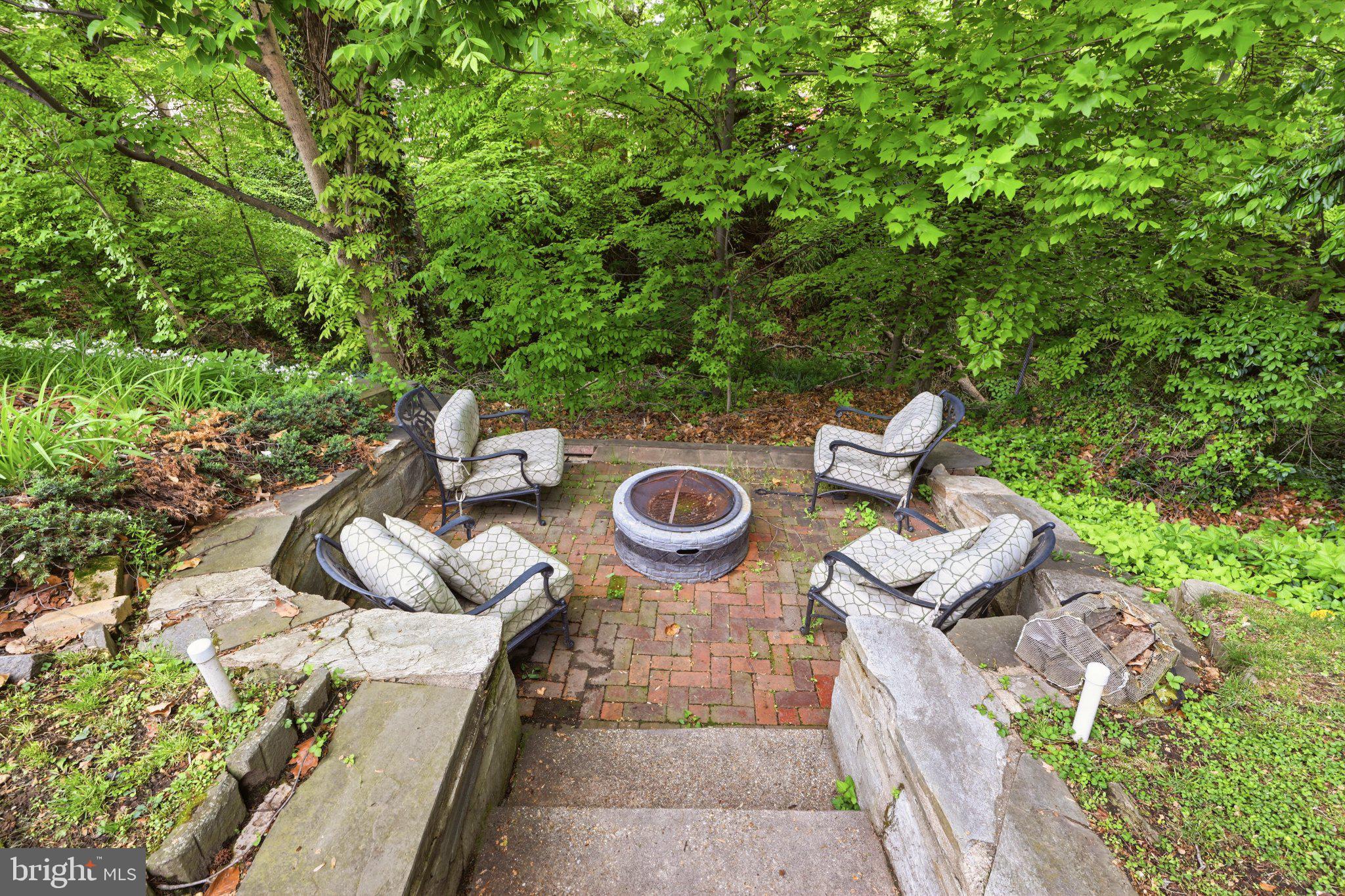 840 Cedar Avenue Haddonfield, NJ 08033 - Photo 41 of 49 Cozy fire pit retreat in nature.