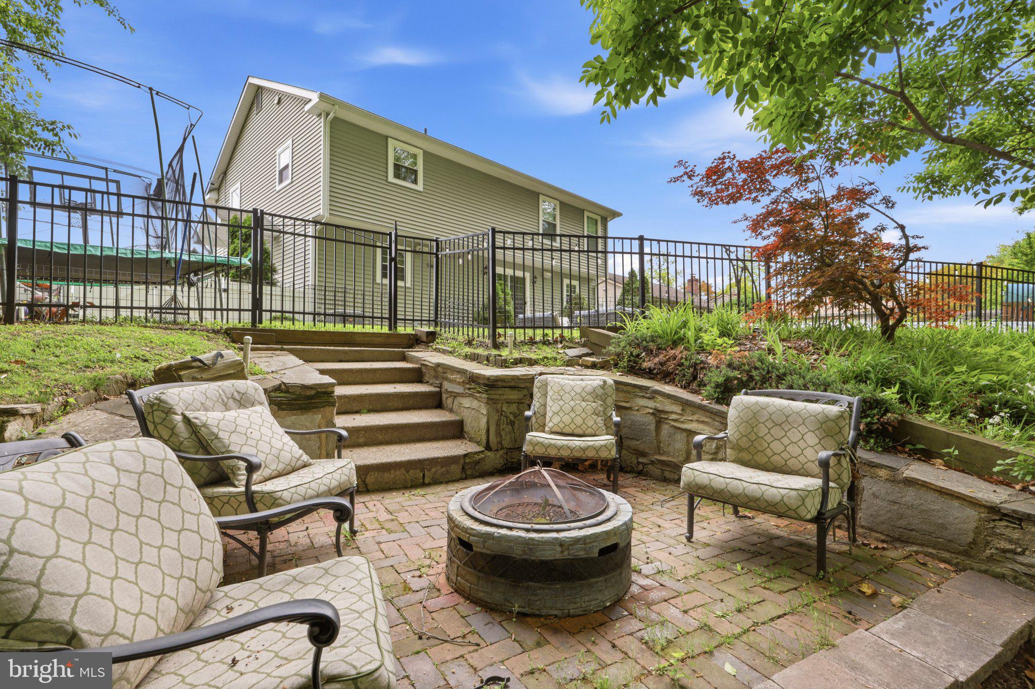 840 Cedar Avenue Haddonfield, NJ 08033 - Photo 42 of 49 Charming backyard retreat with fire pit.