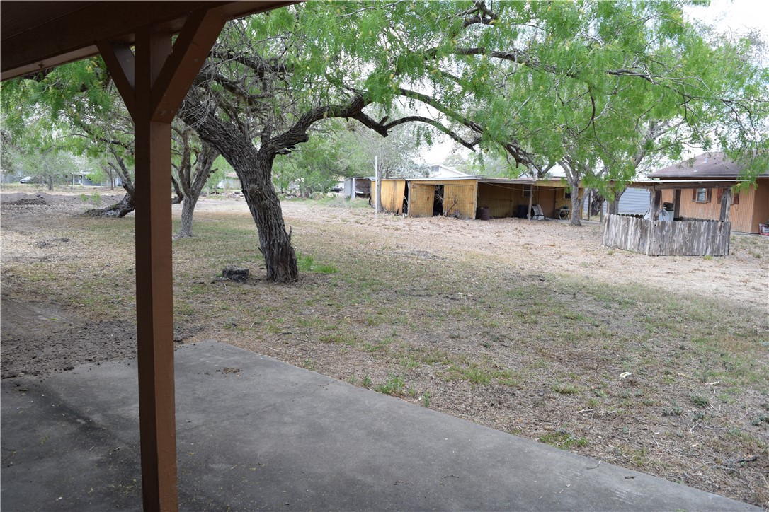 24772 County Road 360 Mathis, TX 78368 - Photo 17 of 30 a view of a yard with a tree