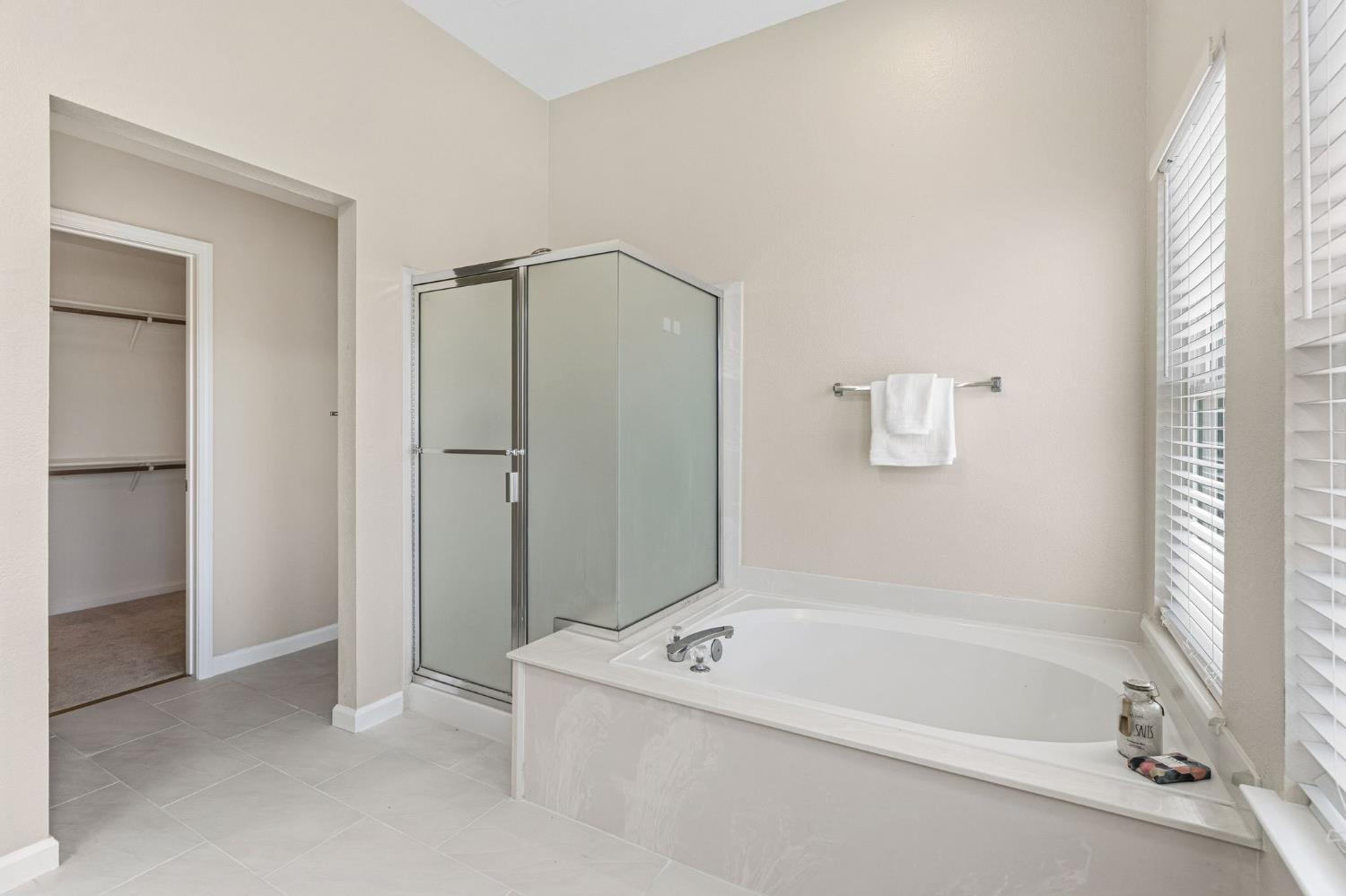 2603 Bellows Street Davis, CA 95618 - Photo 27 of 50 a bathroom with a bathtub and a shower