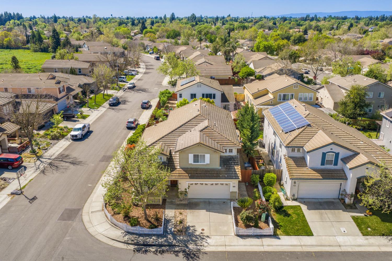 2603 Bellows Street Davis, CA 95618 - Photo 43 of 50 an aerial view of a house with a yard basket ball court and outdoor seating