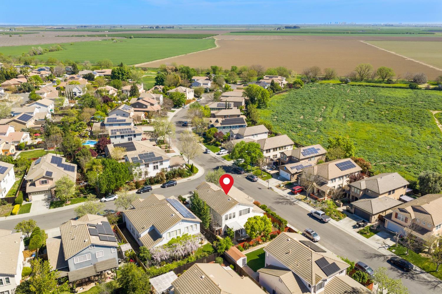 2603 Bellows Street Davis, CA 95618 - Photo 49 of 50 an aerial view of residential building with outdoor space and ocean view