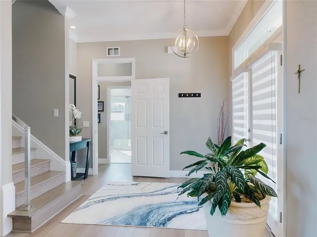 a view of entryway and hall