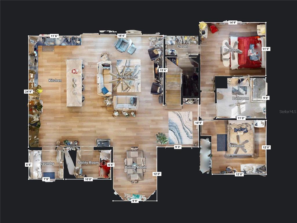 2019 South Riverside Drive Edgewater, FL 32141 - Photo 33 of 94 a picture of a room with lots of furniture