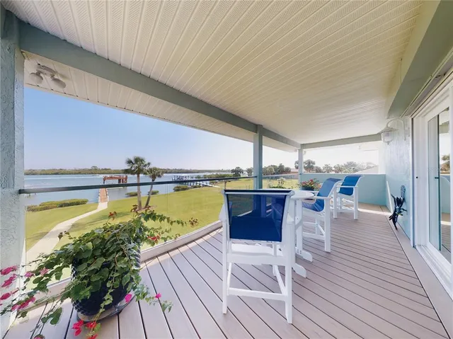 a view of an ocean and city view