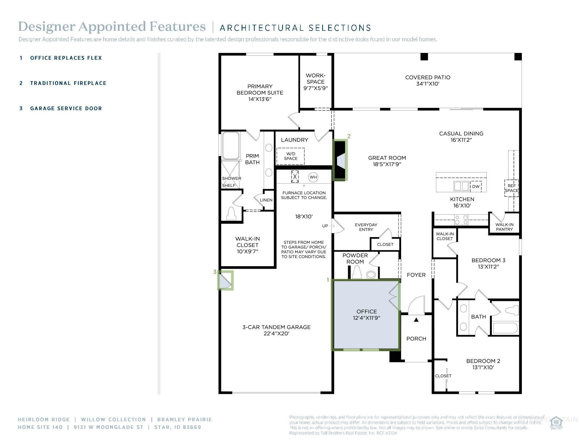9131 West Moonglade Street Star, ID 83669 - Photo 22 of 22 Floor plan