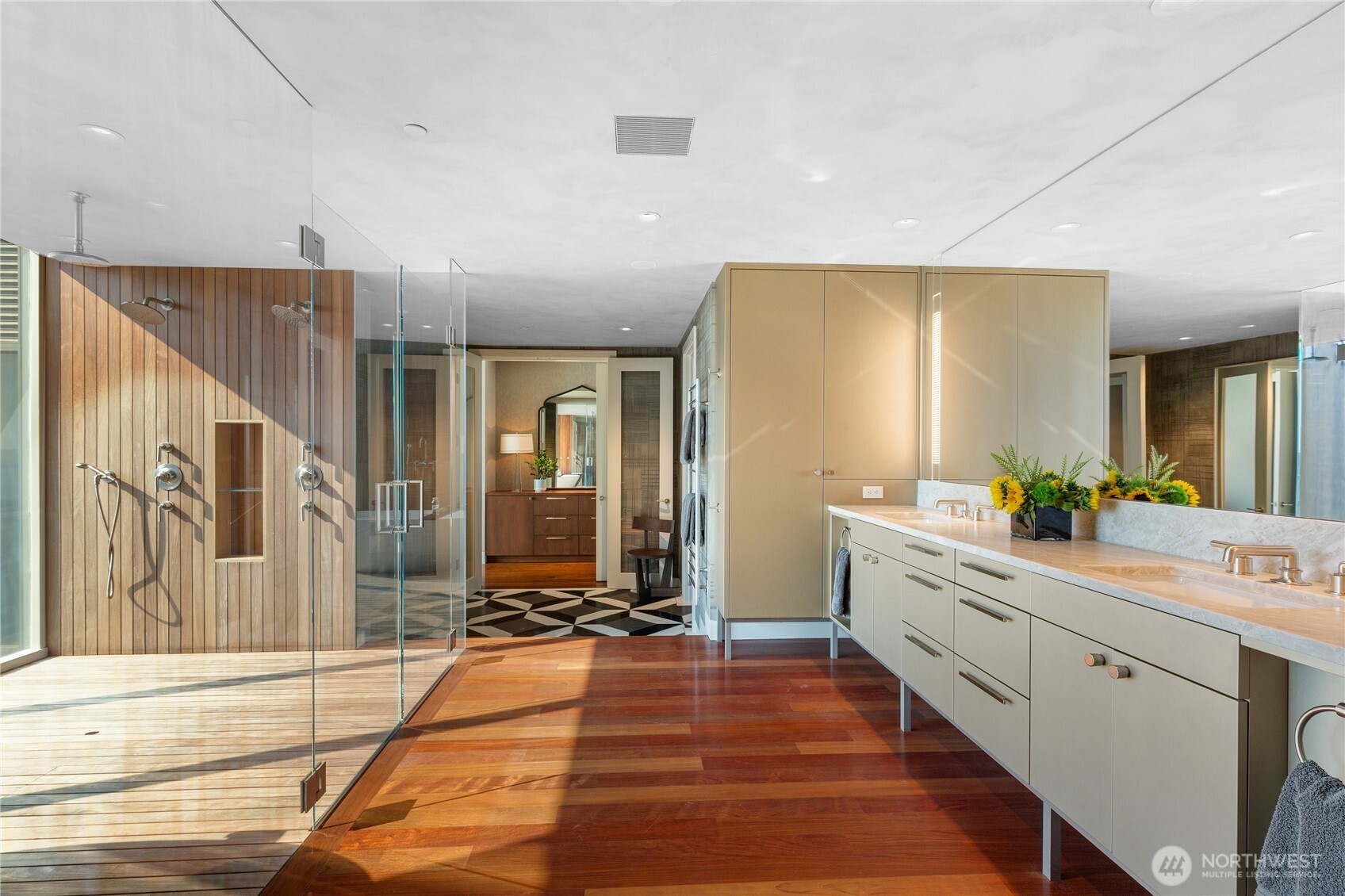 1920 4th Avenue, Unit PH101 Seattle, WA 98101 - Photo 13 of 40 a room with lot of large mirror and furniture