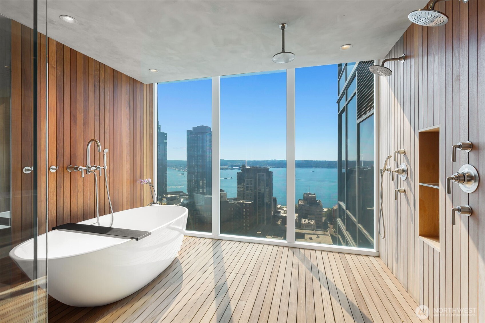 1920 4th Avenue, Unit PH101 Seattle, WA 98101 - Photo 36 of 40 a living room with large window and furniture