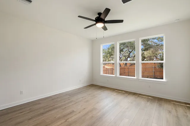 wooden floor in an empty room