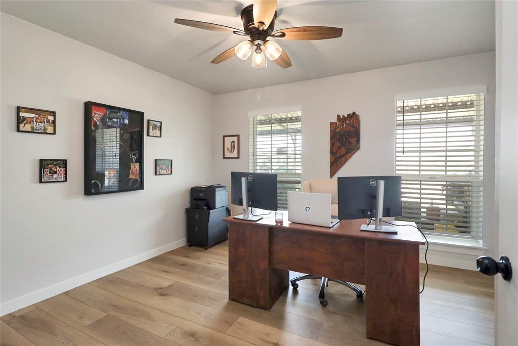 2408 Strader Road DISH, TX 76247 - Photo 26 of 40 a view of a workspace with furniture and a window