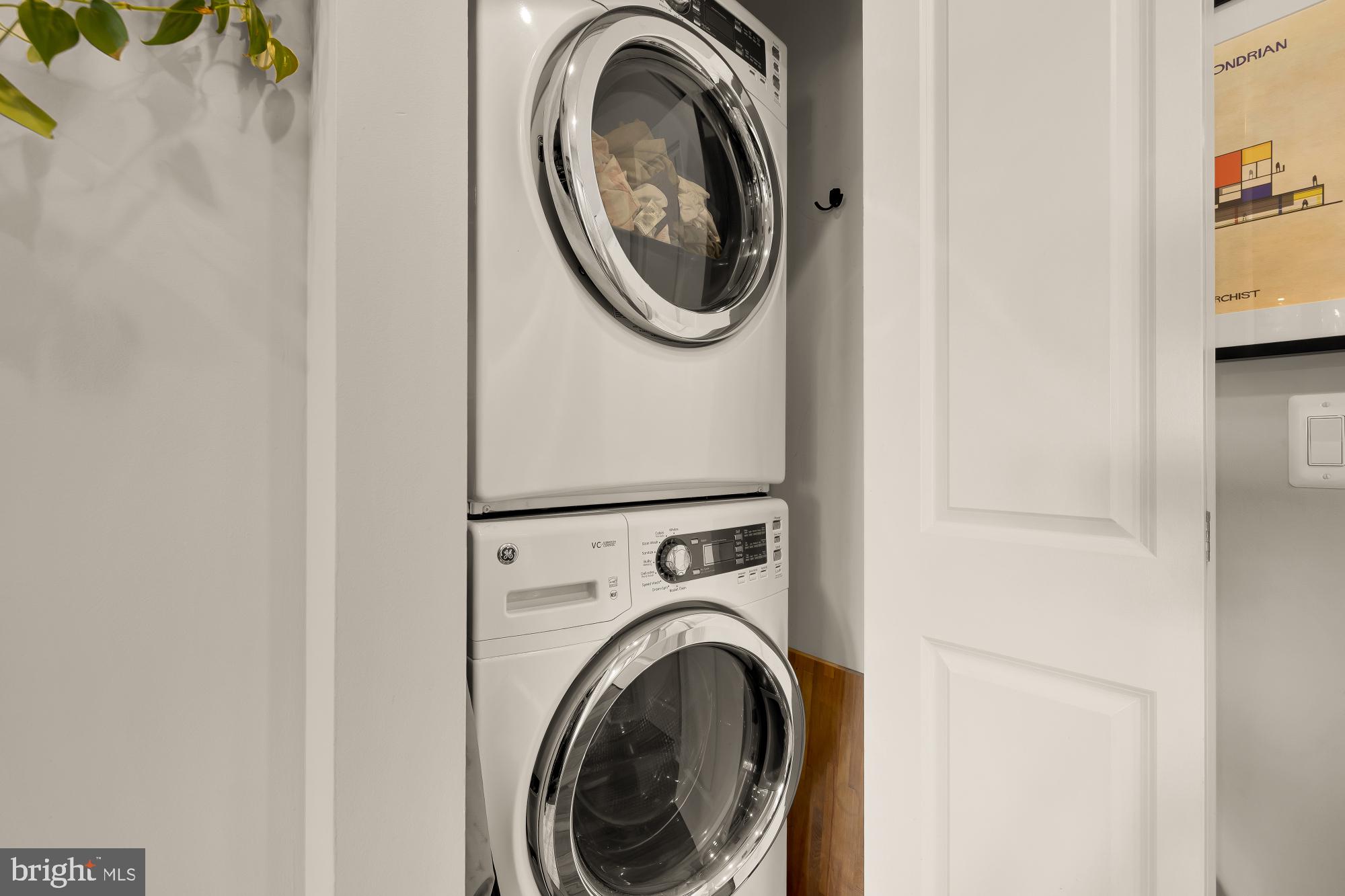 3602 16th Street Northwest, Unit 4 Washington, DC 20010 - Photo 24 of 50 Convenient stacked washer/dryer