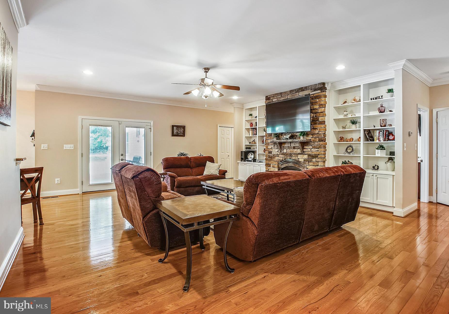 5502 East Joppa Road Perry Hall, MD 21128 - Photo 11 of 53 GREAT ROOM WITH HARDWOOD & BUILT INS