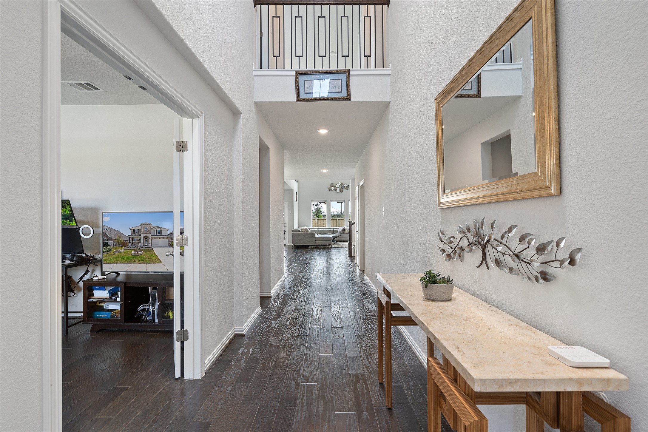 4101 Gildas Path Pflugerville, TX 78660 - Photo 3 of 16 Hallway with large office to the left